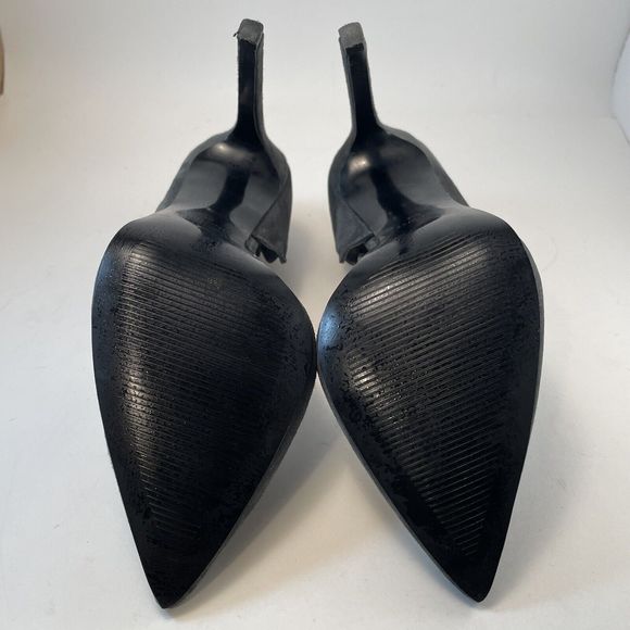 Nine West by Cameron Silver Johnny Pumps Women's Size 6 Grey Suede 3.9 Inch Heel - Picture 7 of 14